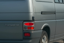 Volkswagen T4 Transporter 1990-2003 Chrom Rückleuchten Abdeckungen (2 Stk., Edelstahl) Carmos - Türkischer Edelstahl Foto 4
