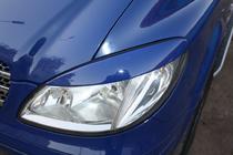 Mercedes Vito W639 2004-2014 Scheinwerferblenden gerade (2004-2010, 2 Stk, Kunststoff) Glanz Foto 5