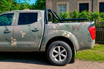 Nissan Navara 2006-2015 Überrollbügel für Karosserie (schwarz) Foto 5