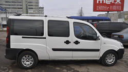 Fiat Doblo I 2005-2010 Dachreling Chrom Maxi-Basis, Kunststofffüße Foto 18