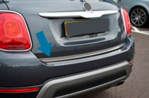 Fiat 500X 2014-2024 Kofferraumleiste Edelstahl Foto 1