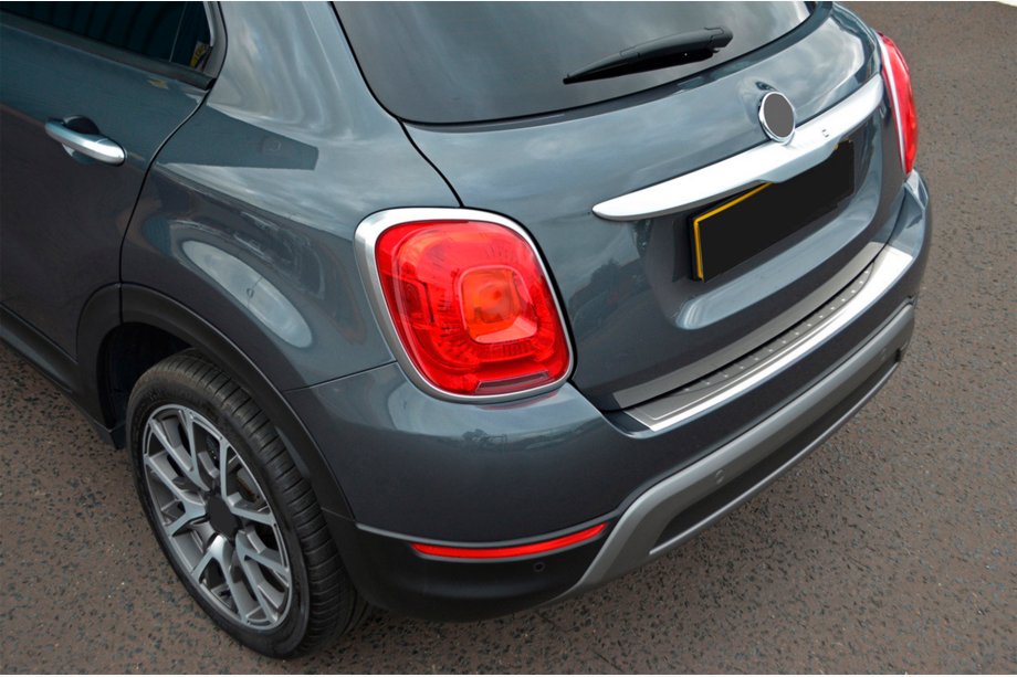 Fiat 500X 2014-2024 Heckstoßstangenschutz OmsaLine Edelstahl Image