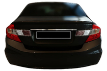 Honda Civic Sedan IX 2011-2016 Chromleiste über dem Kennzeichen (Edelstahl) Foto 1