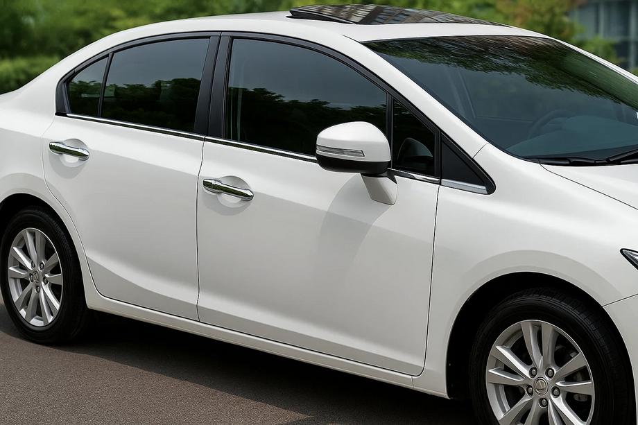 Honda Civic Sedan IX 2011-2016 Fensterzierleisten Edelstahl OmsaLine (6 Stk) Image