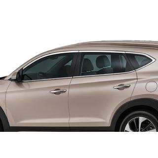 Fensterzierleisten oben Edelstahl (10 Stk) Hyundai Tucson TL 2016-2021 Foto 1