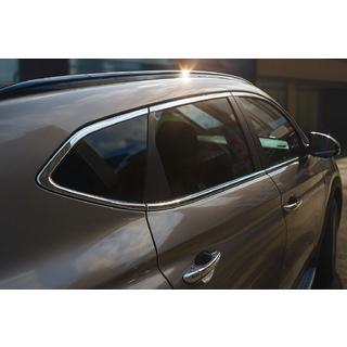 Fensterzierleisten komplett (14-tlg, Edelstahl) Hyundai Tucson TL 2016-2021 Foto 1