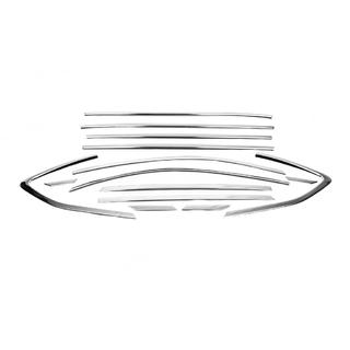 Fensterzierleisten komplett (14-tlg, Edelstahl) Hyundai Tucson TL 2016-2021 Foto 2