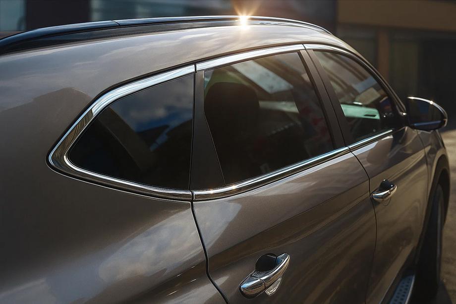 Hyundai Tucson TL 2016-2021 Fensterzierleisten komplett (14-tlg, Edelstahl) Image