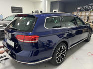 Volkswagen Passat B8 2015-2023 Edelstahl Ladekantenschutz hinten SD/SW (3 Stk) OmsaLine - Italienischer Edelstahl Foto 4