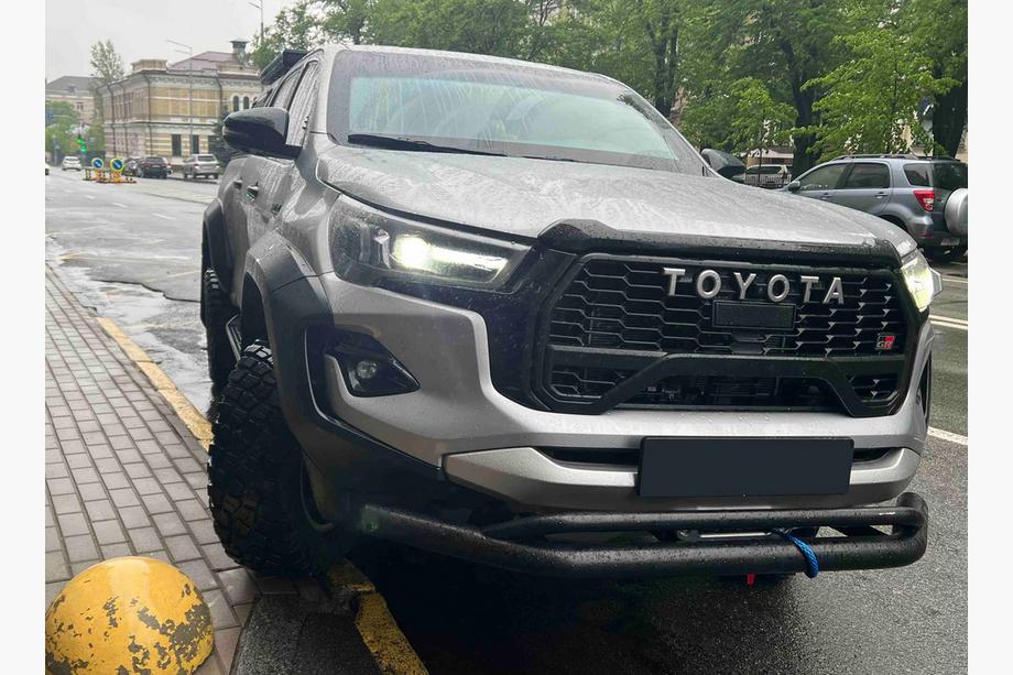 Toyota Hilux 2015- Frontbügel doppelt Vegas (2015-2020, schwarz, 76mm) Image