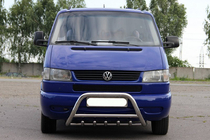Volkswagen T4 Transporter 1990-2003 Frontbügel WT003 60mm Edelstahl 50mm, mit Schriftzug Foto 2