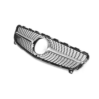 Frontgrill Diamond Silber (2015-2018) Mercedes A-class W176 2012-2018 Foto 3