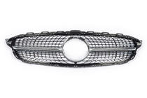 Mercedes C-class W205 2014-2021 Frontgrill Diamond Silber (für Avantgarde/AMG-Line/C43 AMG) 2014-2018, ohne Kamera Foto 10