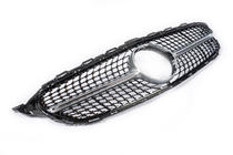 Mercedes C-class W205 2014-2021 Frontgrill Diamond Silber (für Avantgarde/AMG-Line/C43 AMG) 2014-2018, ohne Kamera Foto 12