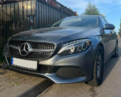 Mercedes C-class W205 2014-2021 Frontgrill Diamond Silber (für Avantgarde/AMG-Line/C43 AMG) 2014-2018, ohne Kamera Foto 3