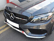 Mercedes C-class W205 2014-2021 Frontgrill Diamond Silber (für Avantgarde/AMG-Line/C43 AMG) 2014-2018, ohne Kamera Foto 16