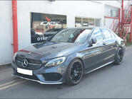Mercedes C-class W205 2014-2021 Frontgrill Diamond Silber (für Avantgarde/AMG-Line/C43 AMG) 2014-2018, ohne Kamera Foto 18