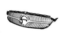 Mercedes C-class W205 2014-2021 Frontgrill Diamond Silber (für Avantgarde/AMG-Line/C43 AMG) 2014-2018, ohne Kamera Foto 13