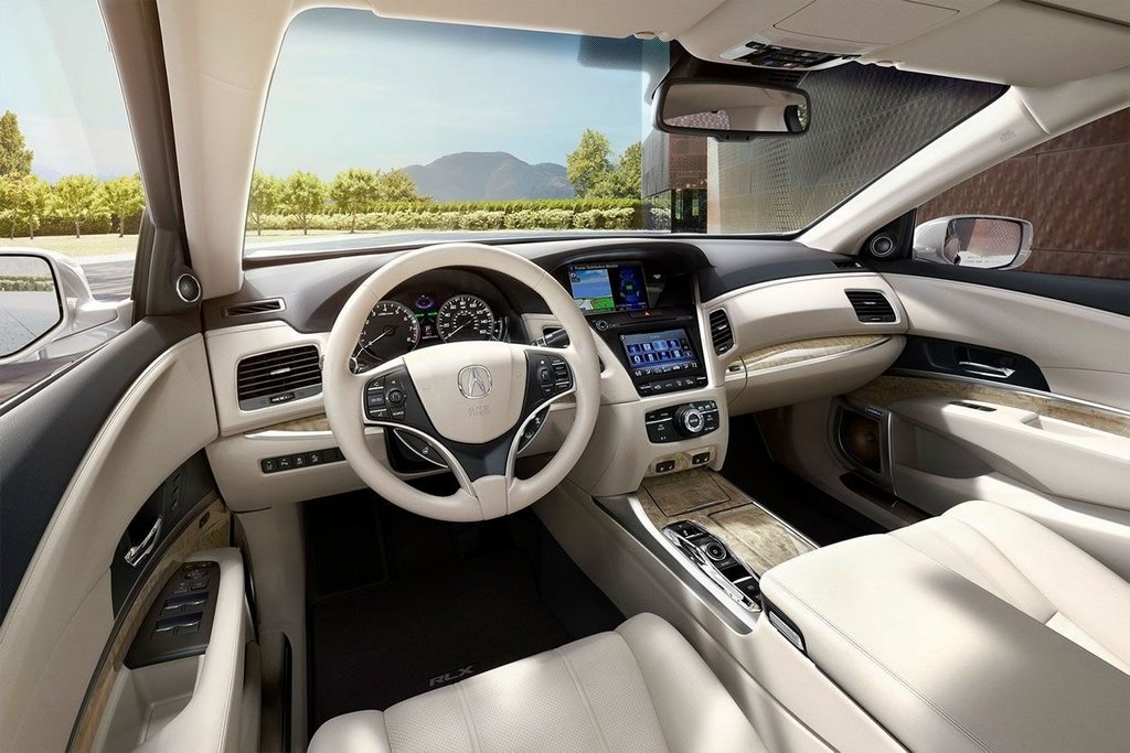 Eine aktualisierte Limousine Acura RLX