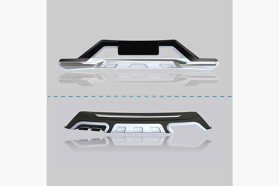 Hyundai Tucson TL 2016-2021 Front- und Heckabdeckungen 2015-2019 (2 Stk) Image