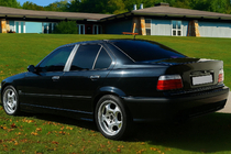 BMW 3 Series E36 1990-2000 Chrom Säulenverkleidung (Edelstahl) Foto 1