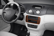 Citroen C-3 2002-2009 Armaturenbrett Abdeckungen (2001-2004) Aluminium Foto 1