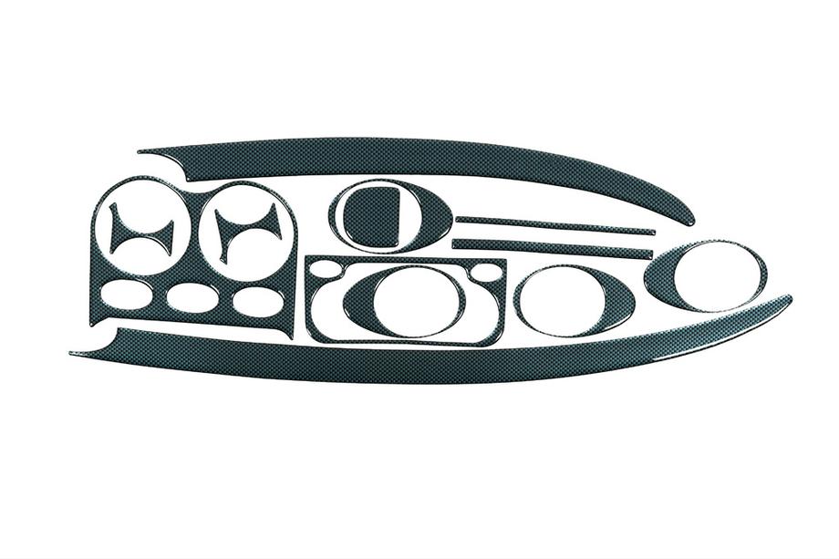 Daewoo Matiz 1998-2008 Armaturenbrett Blenden (1998-2005) Aluminium Image