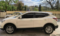 Nissan Qashqai 2014-2021 Windabweiser mit Chromleiste (Niken, 4 Stk) Foto 3