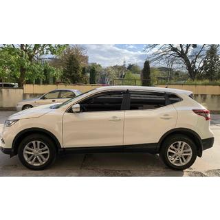 Windabweiser mit Chromleiste (Niken, 4 Stk) Nissan Qashqai 2014-2021 Foto 3