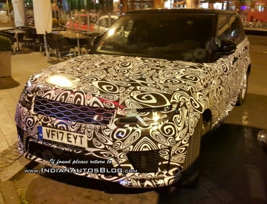 Der neue Range Rover Sport wurde auf den Straßen von Deutschland