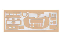Toyota Rav 4 1996-2001 Armaturenbrett Abdeckungen Aluminium Foto 3