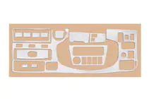 Toyota Rav 4 1996-2001 Armaturenbrett Abdeckungen Foto 3