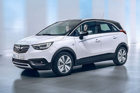 Opel Crossland X stattet Gasanlage