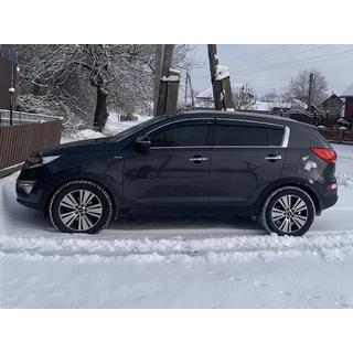 Windabweiser mit Chromleiste (4 Stk, Niken) Kia Sportage 2010-2015 Foto 1