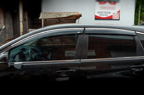 Honda CRV 2012-2016 Windabweiser mit Chromleiste (4 Stk, Niken) Foto 2