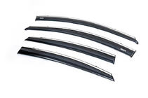 Hyundai Accent 2011-2017 Windabweiser mit Chromleiste SD (4 Stk, Niken) Foto 5