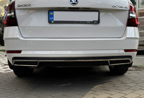Skoda Octavia III A7 2013-2019 Heckdiffusor-Umrandung (2013-2017, Edelstahl) Foto 8