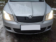 Skoda Octavia II A5 2010-2013 Winterabdeckung für Kühlergrill (oben) Foto 1