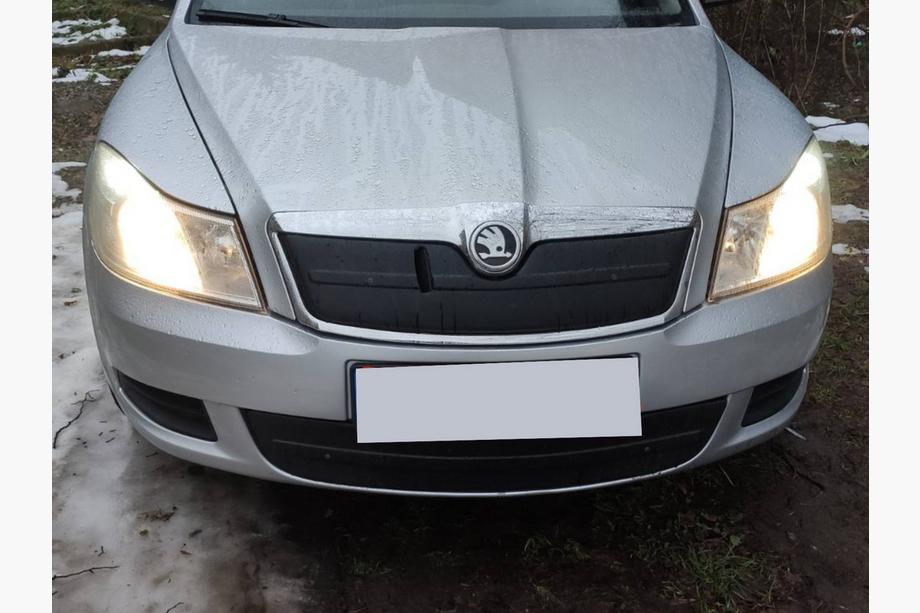 Skoda Octavia II A5 2010-2013 Winterabdeckung für Kühlergrill (oben) Image
