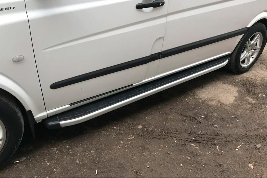 Mercedes Vito/V-class W447 2014- Seitenschweller Fullmond (2 Stk., Alu) Kurzer/Mittlerer Radstand Foto 8
