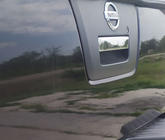 Nissan Navara 2006-2015 Kofferraumgriff Abdeckung Edelstahl Carmos - Türkischer Edelstahl Foto 2