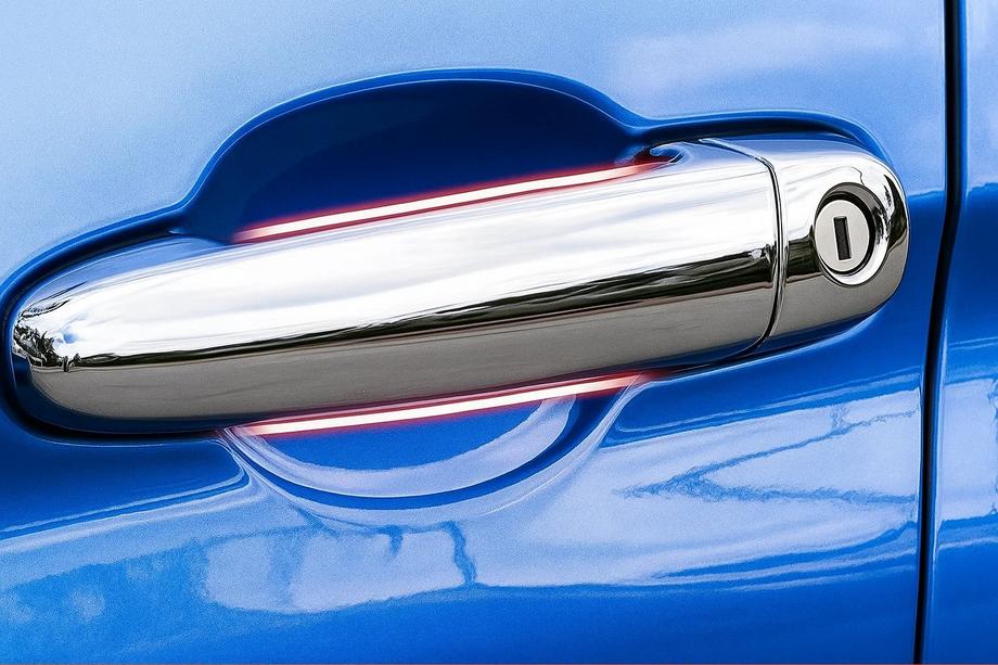 BMW 5 Series E60/E61 2003-2010 Chrom Türgriffblenden (4 Stk, Edelstahl) Image