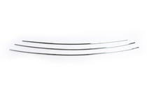 Peugeot 407 2004-2011 Chrom Kühlergrill Blenden (3 Stk, Edelstahl) Carmos - Türkischer Edelstahl Foto 3