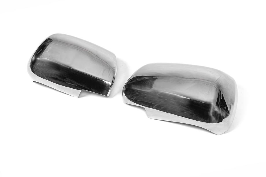 Toyota Hilux 2006-2015 Spiegelabdeckungen (2 Stk., Edelstahl) OmsaLine - Italienischer Edelstahl Foto 3