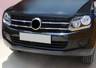 Volkswagen Amarok 2010-2022 Chrom Kühlergrill Blenden 2010-2016 (schmale Streifen, 4 Stk, Edelstahl) Carmos - Türkischer Edelstahl Foto 2