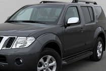 Nissan Pathfinder R51 2005-2014 Spiegelabdeckungen (2 Stk., Kunststoff) Foto 1