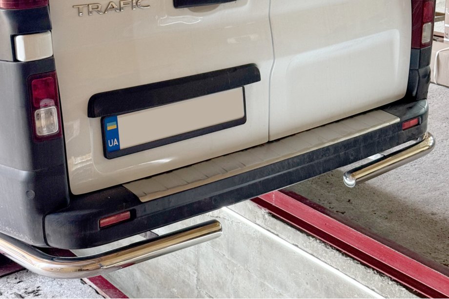 Fiat Talento 2016- Hintere Eckschutzrohre (2 Stk., Edelstahl) Image