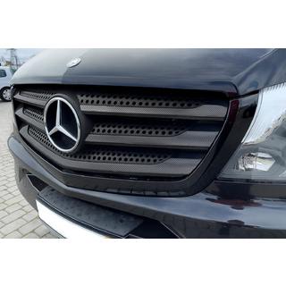 Kühlergrill Abdeckungen (6 Stk, Carbon) Mercedes Vito/V-class W447 2014- Foto 4