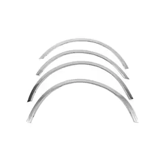 Radlaufverkleidungen (4 Stk, Edelstahl) Audi A4 B7 2004-2008 Foto 1