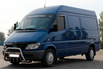 Mercedes Sprinter W901/902/903/904/905 1995–2006 Frontbügel WT004 (Edelstahl) Foto 2
